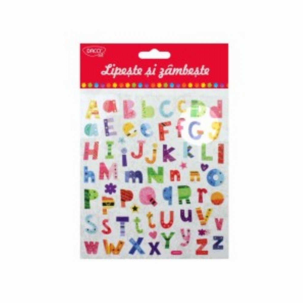 Abtibild Litere Vesele Lipeste Si Zambeste 3 Buc