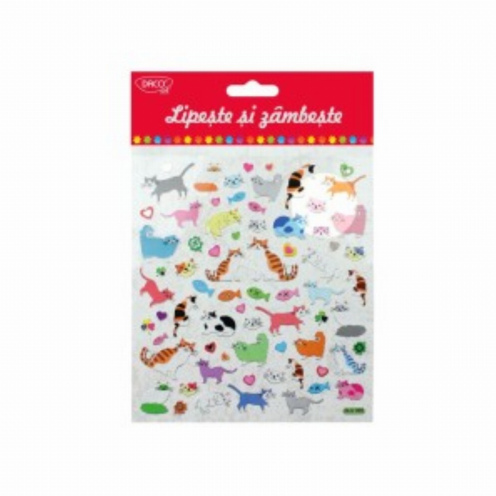 Abtibild Pisici Lipeste Si Zambeste 3 Buc