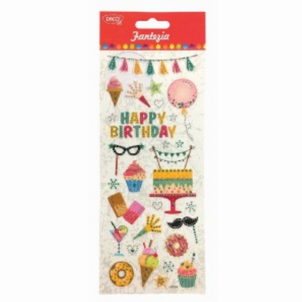 Abtibild Happy Birthday Fantezia 3 Buc