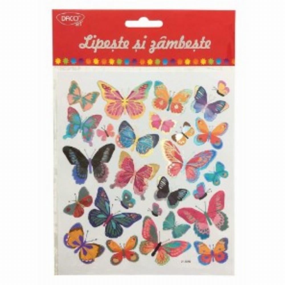 Abtibild Fluturi Lipeste Si Zambeste 3 Buc