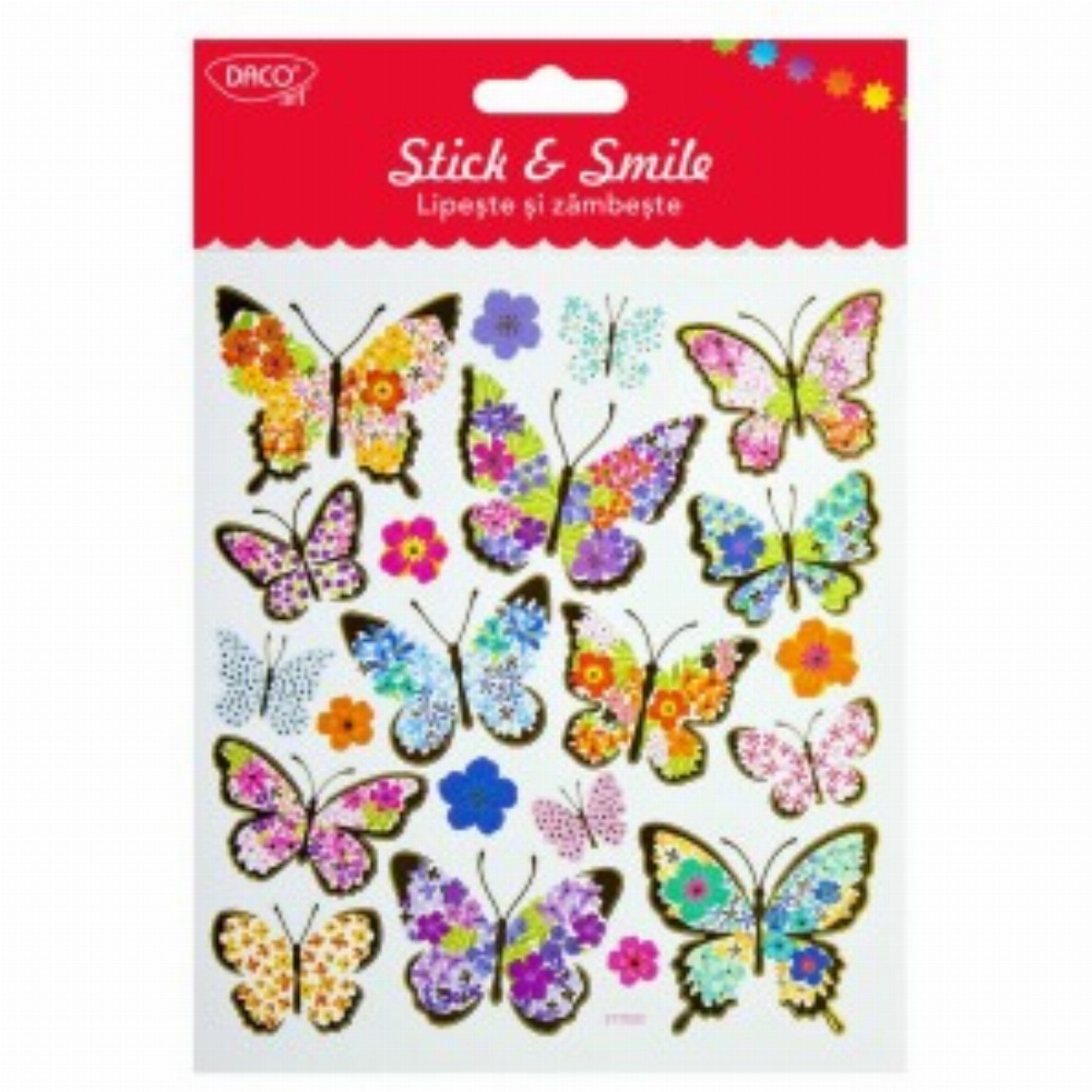 Abtibild Fluturi Lipeste Si Zambeste 3 Buc