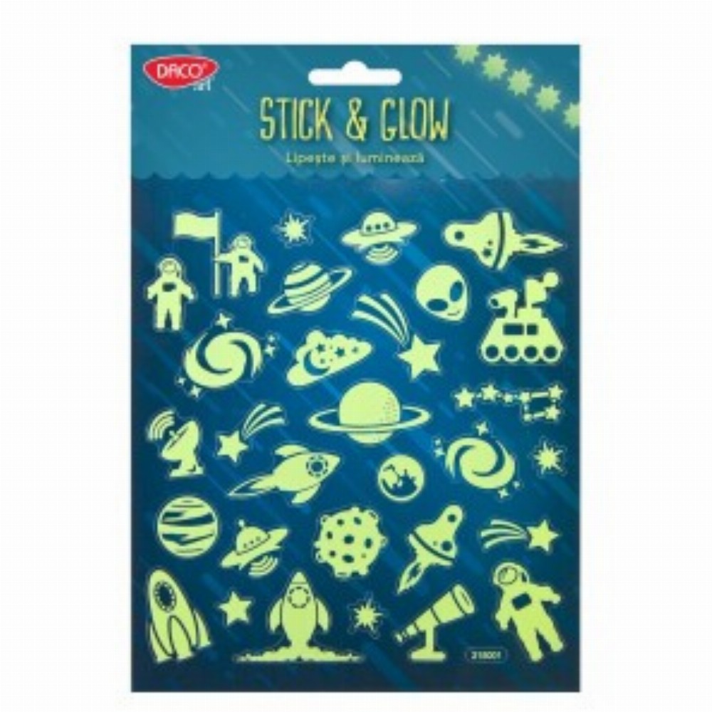 Abtibild Cosmos Lipeste Si Lumineaza 3 Buc