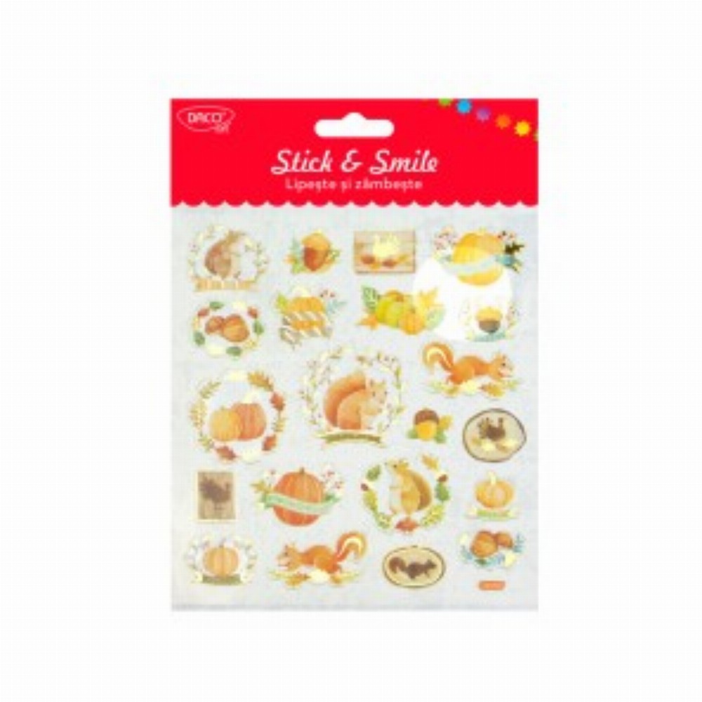 Abtibild Veverite Si Dovlecei Lipeste Si Zambeste 3 Buc