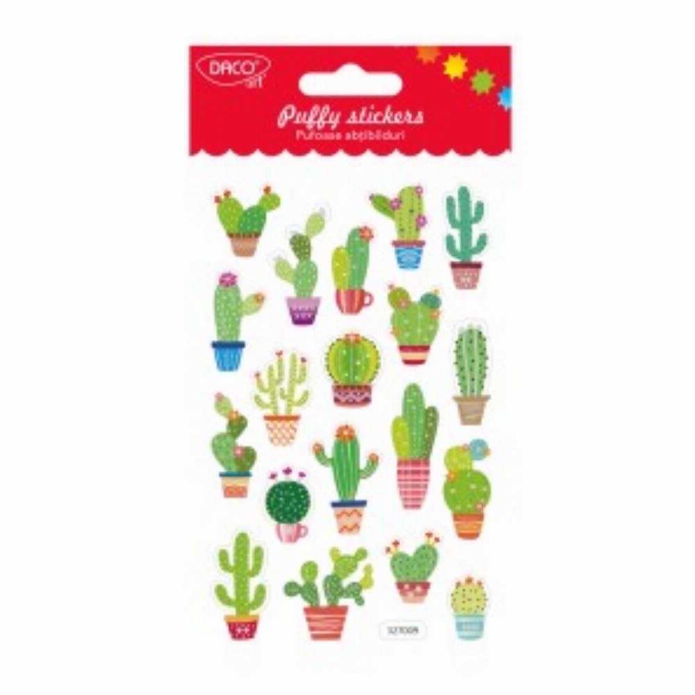 Abtibild Cactusi Pufoase 3 Buc