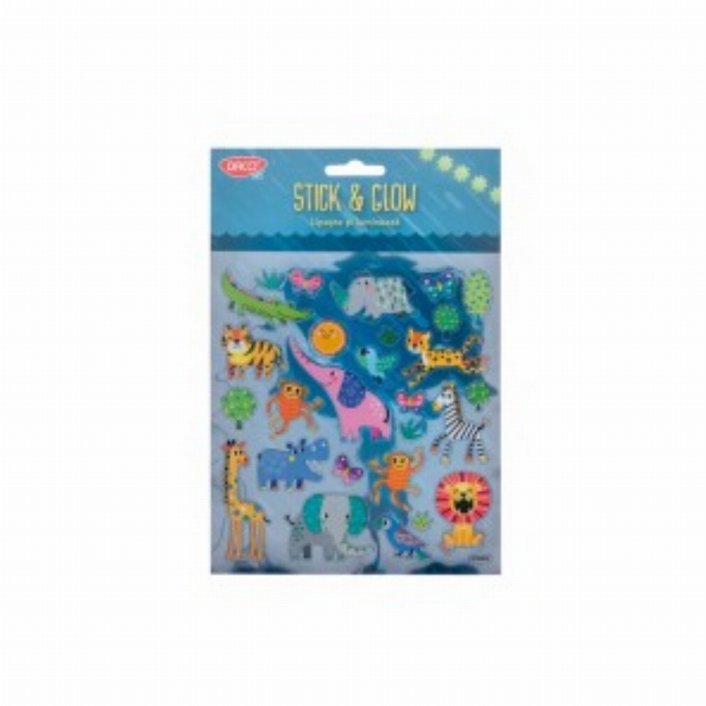 Abtibild Jungla Lipeste Si Lumineaza Color 3 Buc