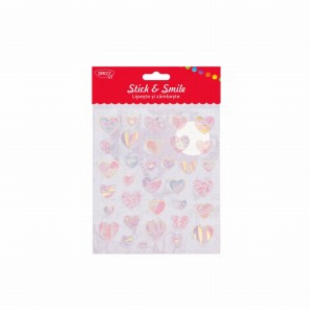 Abtibild Inimi Pastel Lipeste Si Zambeste 3 Buc