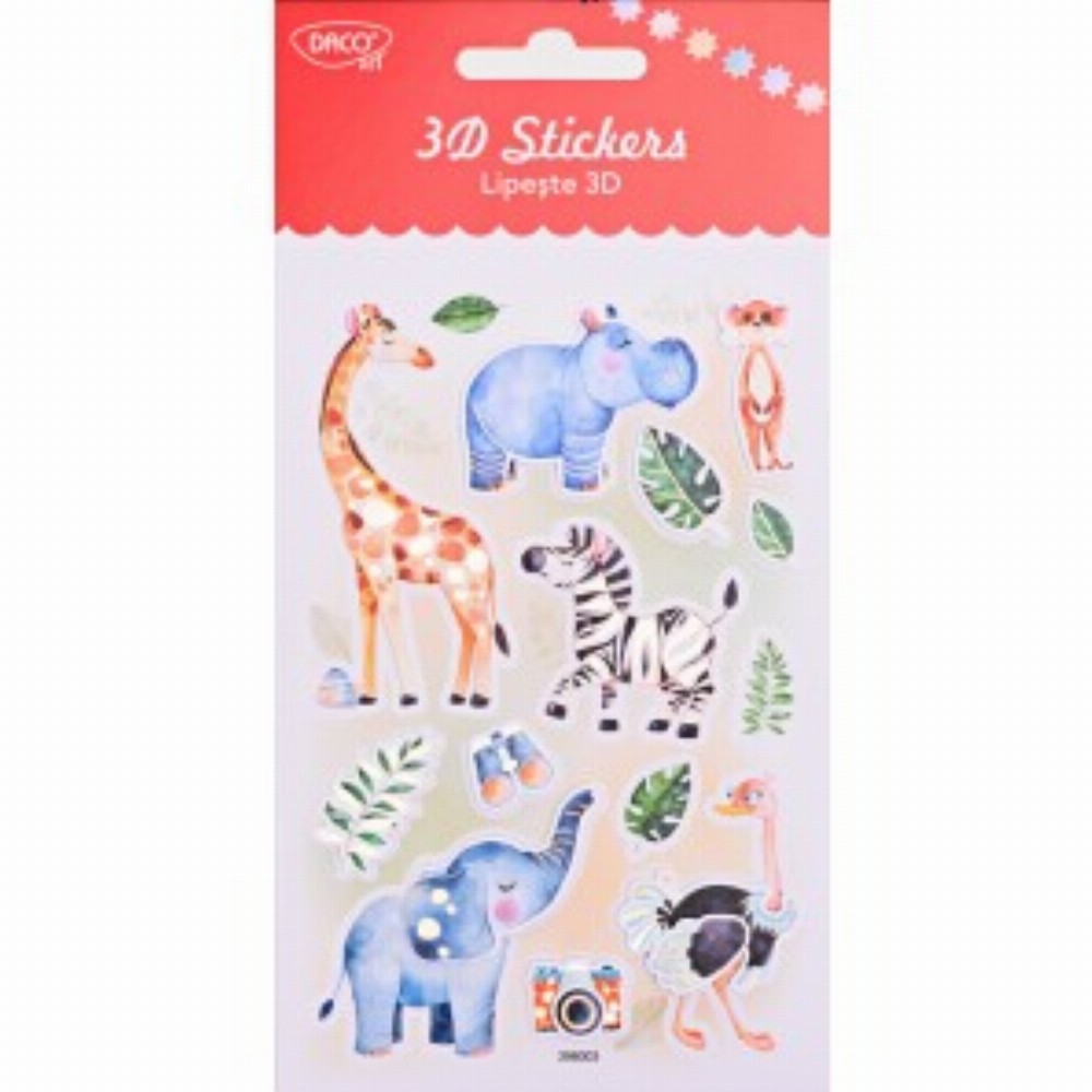 Abtibild Zoo Lipeste 3d 3 Buc