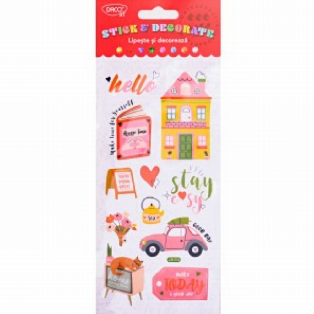 Abtibild Stay Cosy Lipeste Si Decoreaza 3 Buc