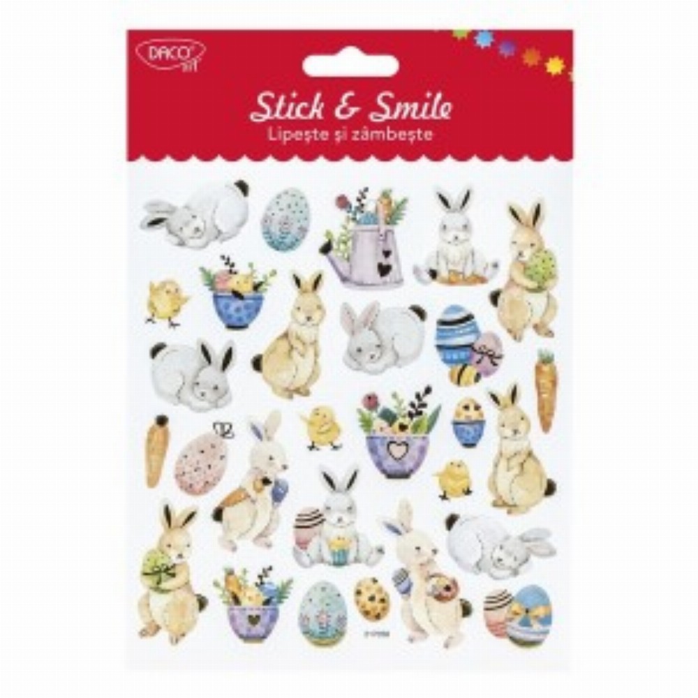 Abtibild Iepuri Lipeste Si Zambeste 3 Buc