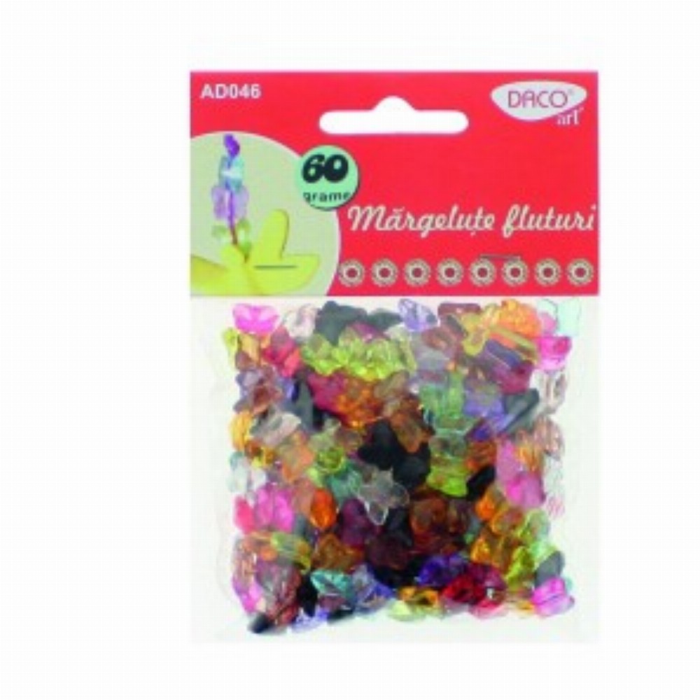 Accesorii Craft Margele Fluturi 6 Buc