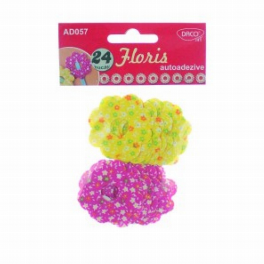 Accesorii Craft Floris Autoadeziv Textil 6 Buc