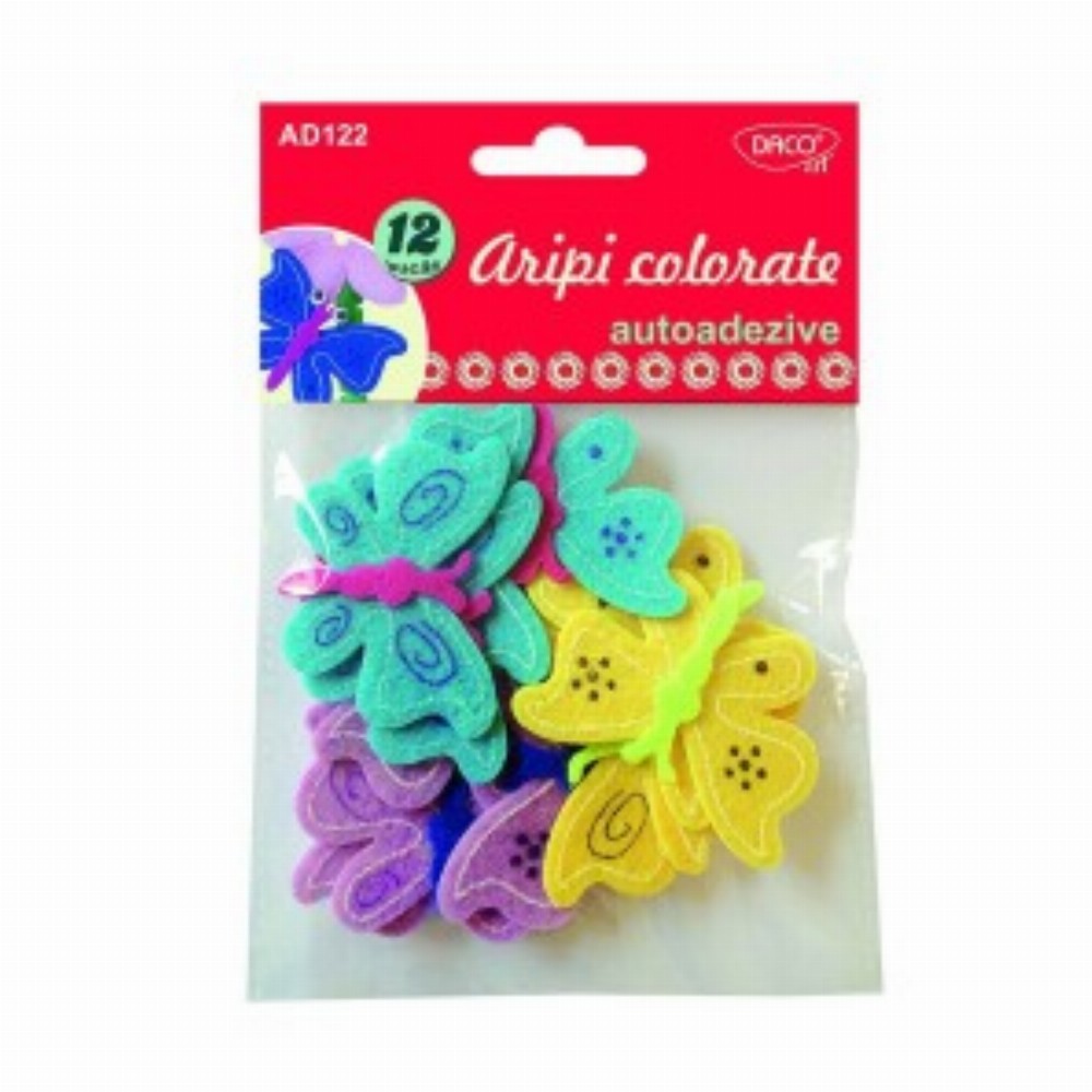 Accesorii Craft Aripi Colorate Aa Pasla 6 Buc