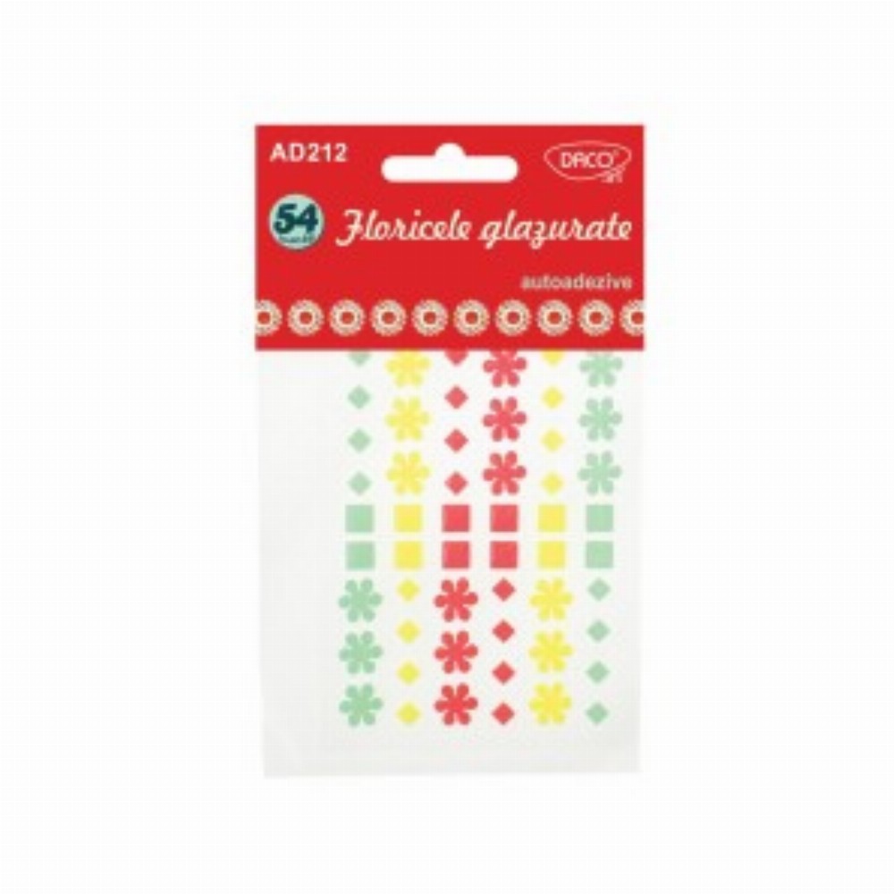 Accesorii Craft Floricele Glazurate 6 Buc