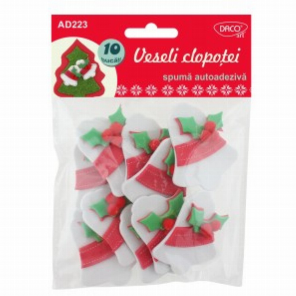 Accesorii Craft Veseli Clopotei Spuma 3d Aa 6 Buc