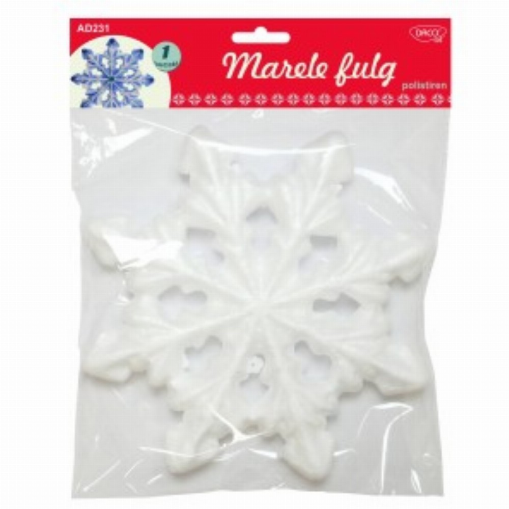 Accesorii Craft Marele Fulg 21 Cm Polistiren 6 Buc