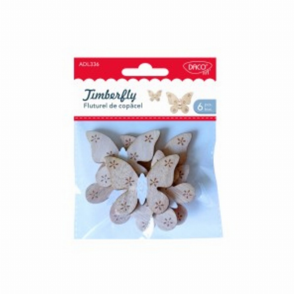Accesorii Craft Fluturei De Copacei 3 Buc