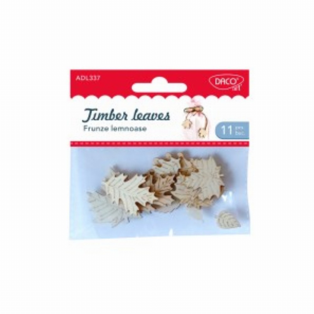 Accesorii Craft Frunze Lemnoase 3 Buc