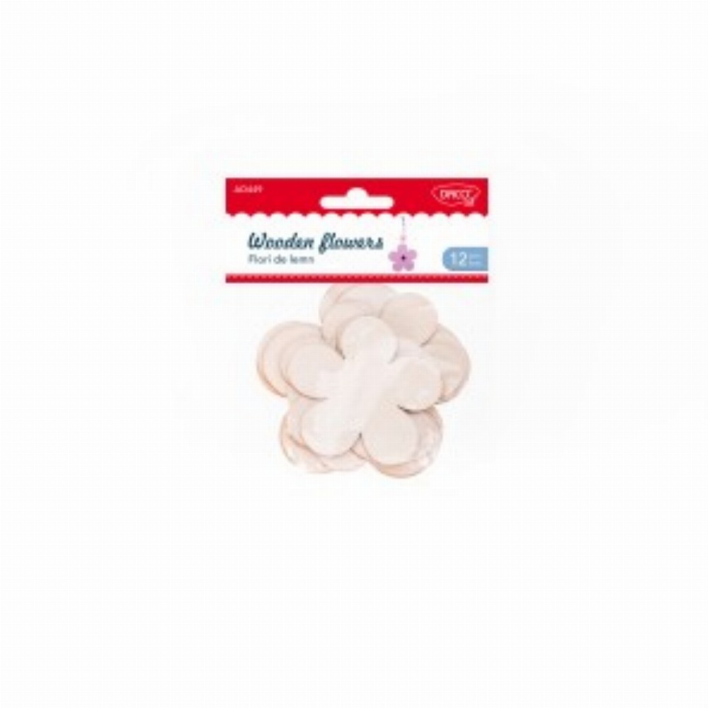 Accesorii Craft Flori De Lemn 3 Buc