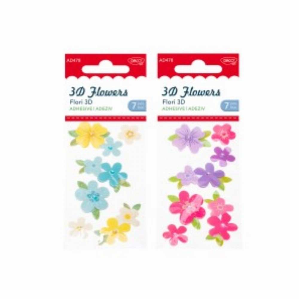 Accesorii Craft Flori 3d 3 Buc