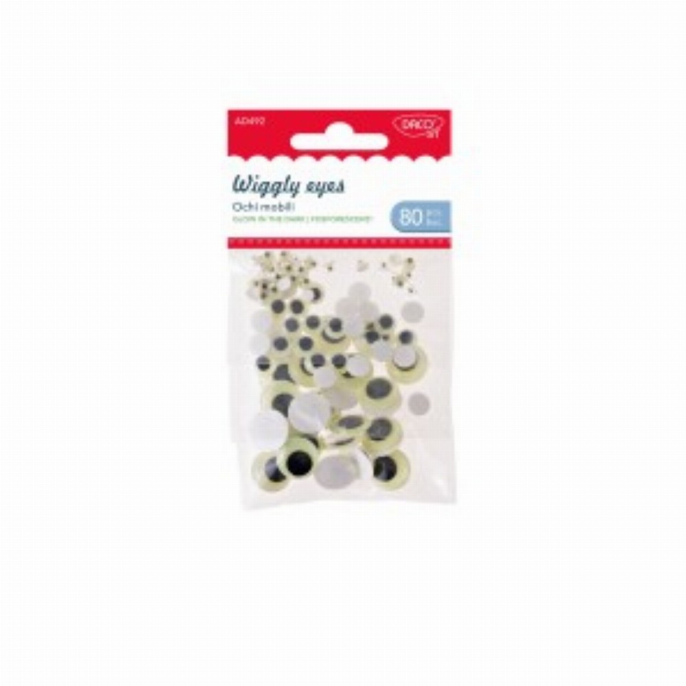 Accesorii Craft Ochi Mobili Fosforescenti