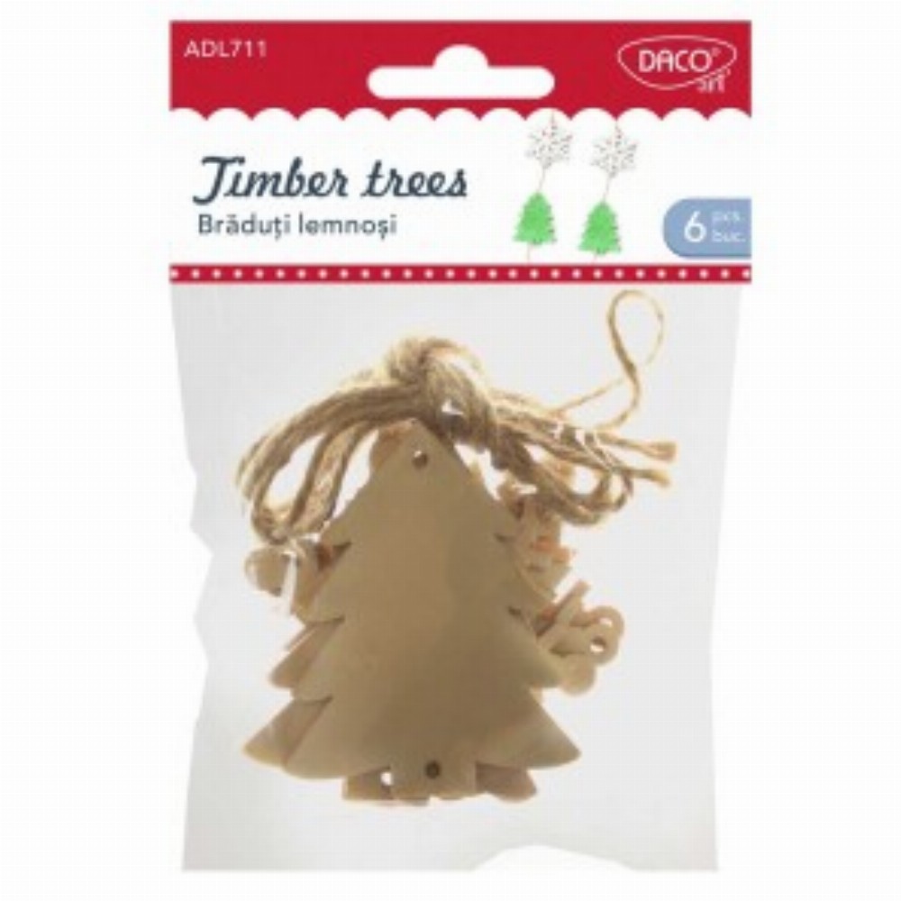 Accesorii Craft Braduti Lemnosi 3 Buc