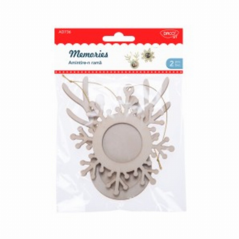 Accesorii Craft Amintire In Rama 3 Buc