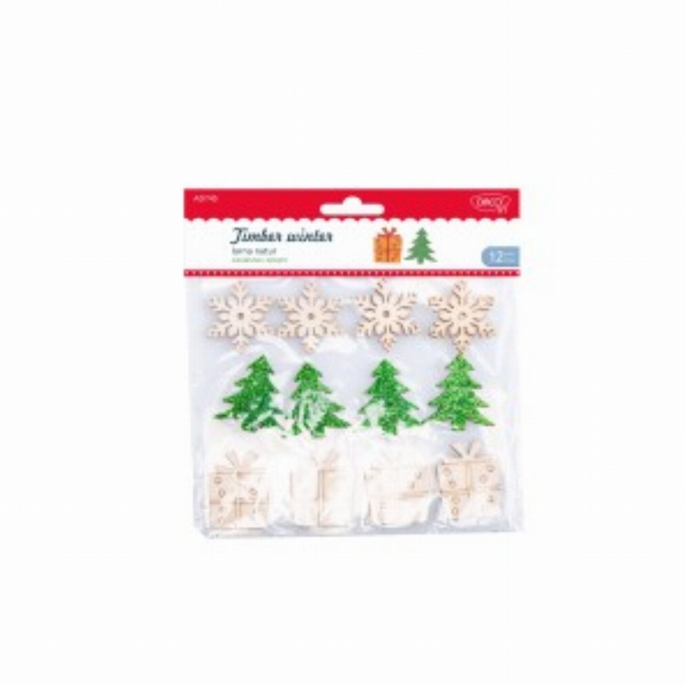 Accesorii Craft Iarna Natur 3 Buc