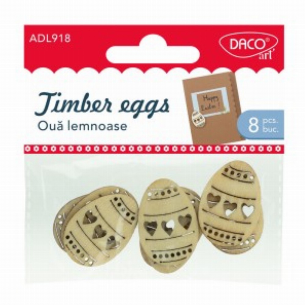 Accesorii Craft Oua Lemnoase 3 Buc