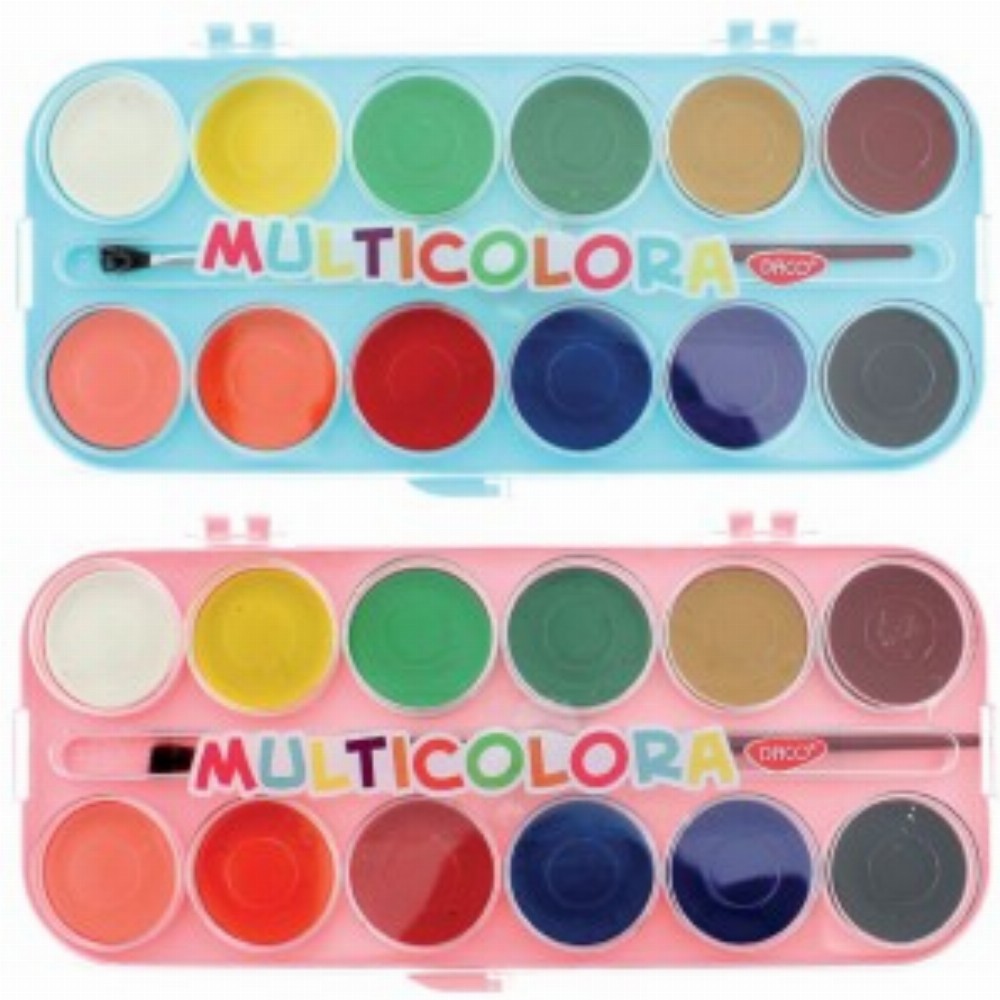 Acuarele 12 Culori Multicolora