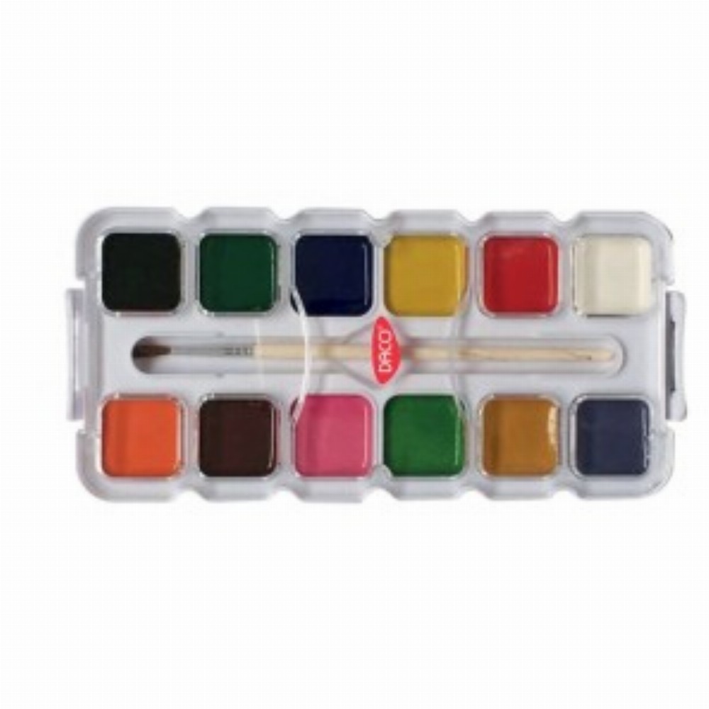 Acuarele 12 Culori Semi Uscate Perinita