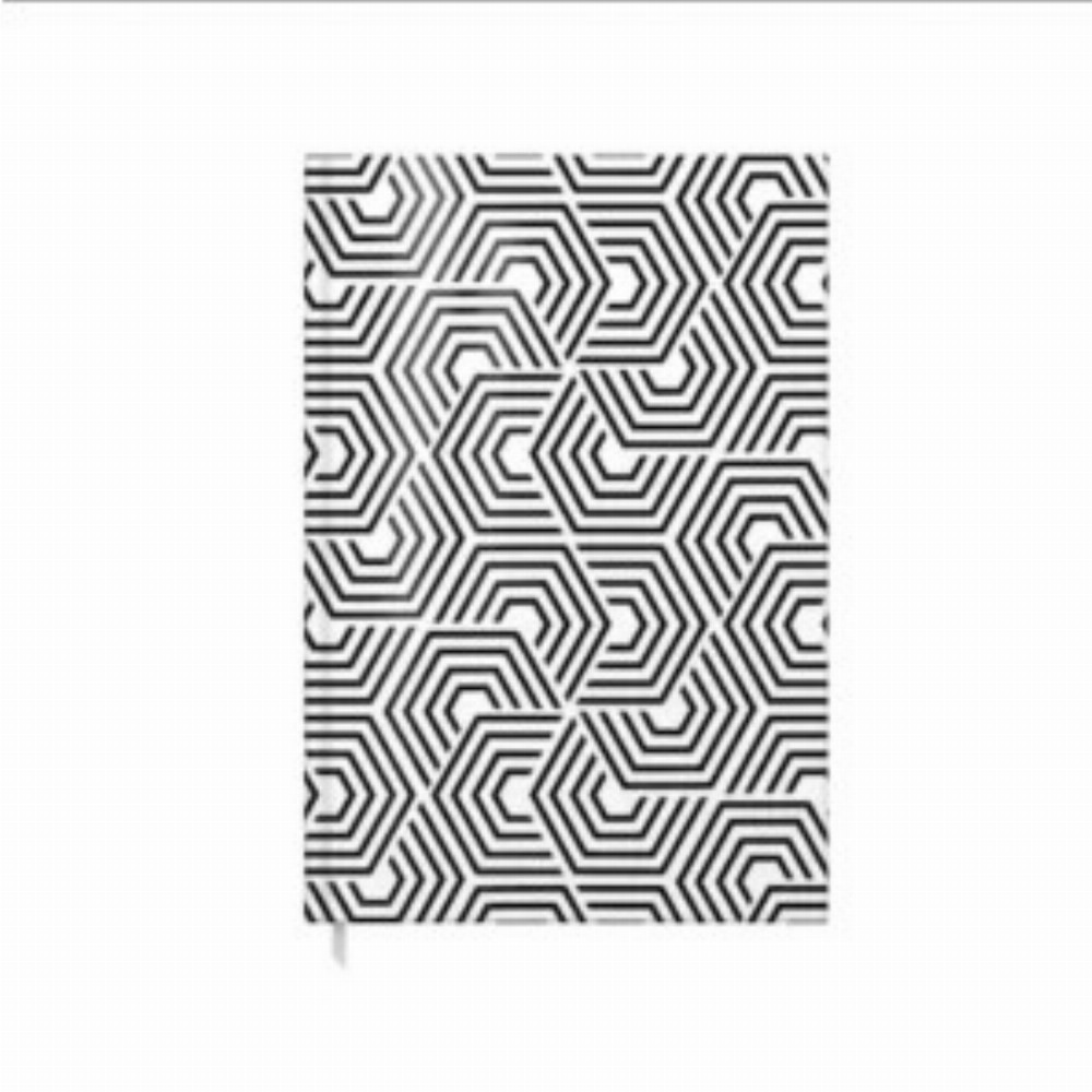 Agenda A5 Nedatata Black&white