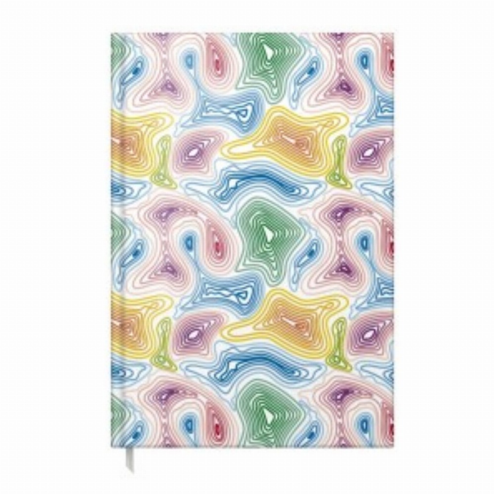 Agenda A5 Nedatata Colorful Waves