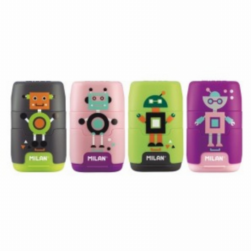 Ascutitoare Cu Radiera Happy Boots 16 Buc