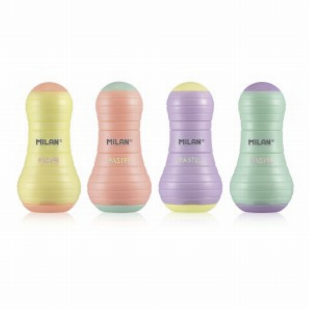 Ascutitoare Cu Radiera Sway Pastel 12 Buc