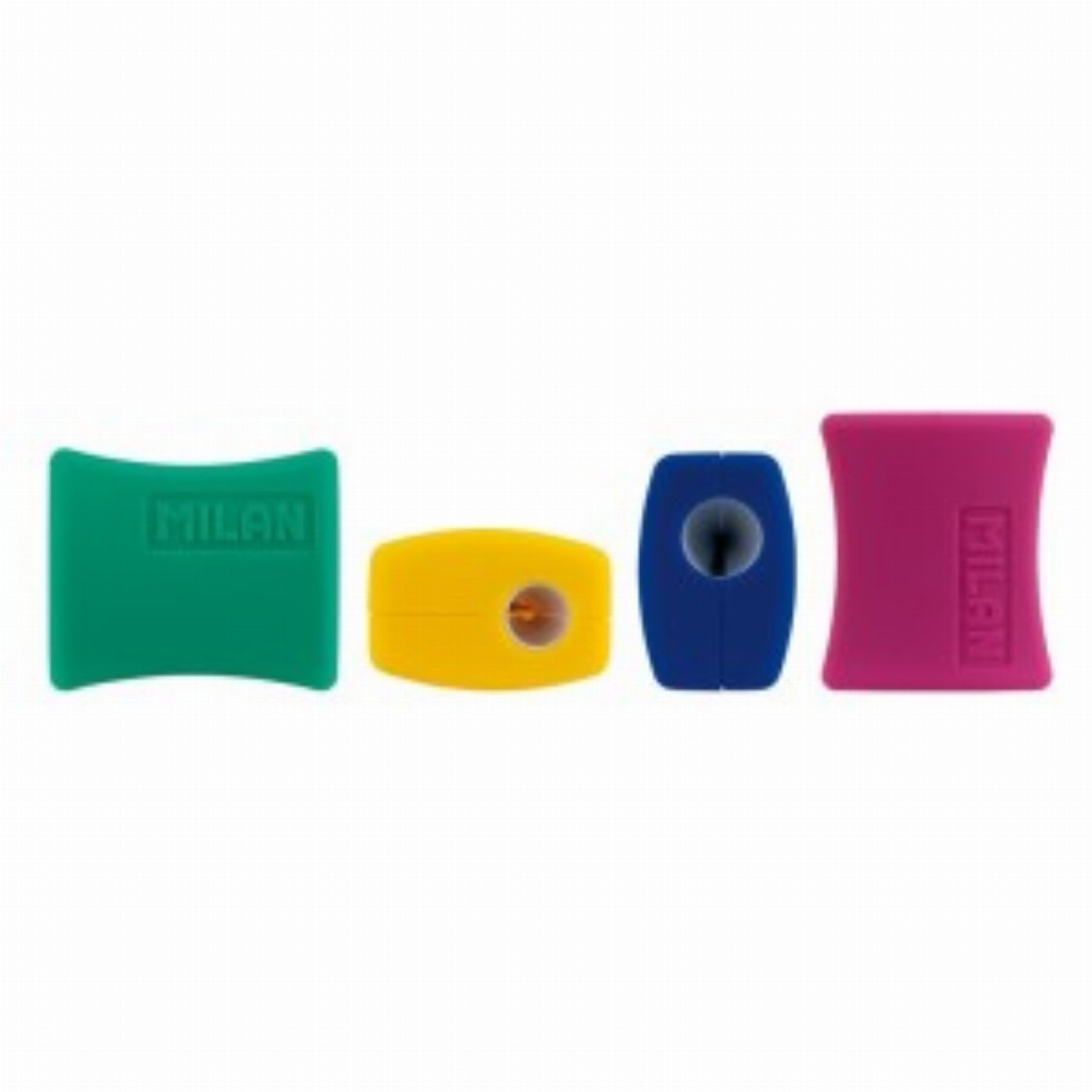 Ascutitoare Plastic Dubla Cu Container Double 18 Buc