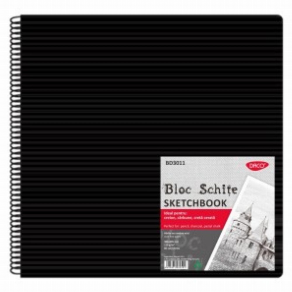 Bloc 30x30 Schite 110g 80 File Hartie Neagra