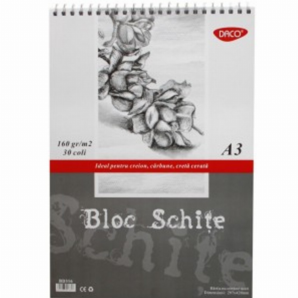 Bloc A3 Schite 160gr 30 File