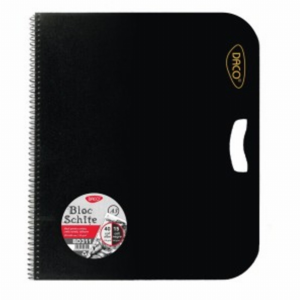 Bloc A3 Schite Alb Negru 55 File