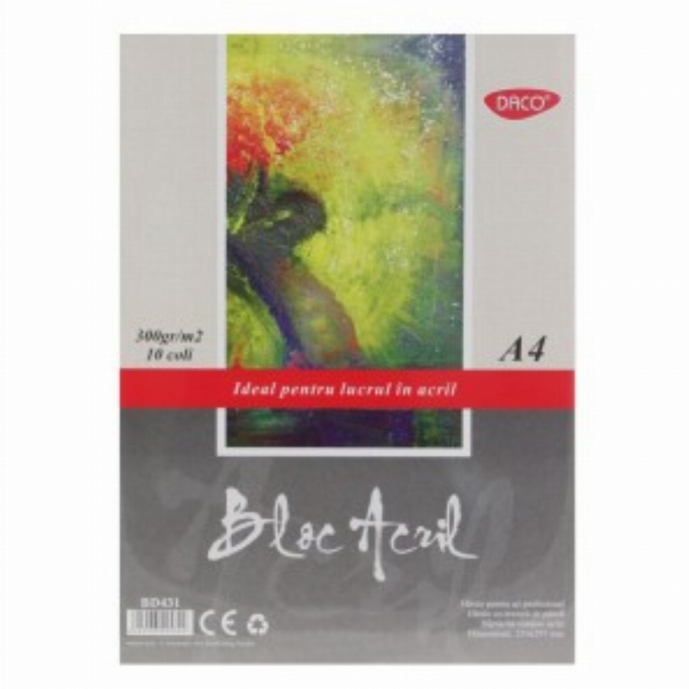 Bloc A4 Acril 300gr 10 File