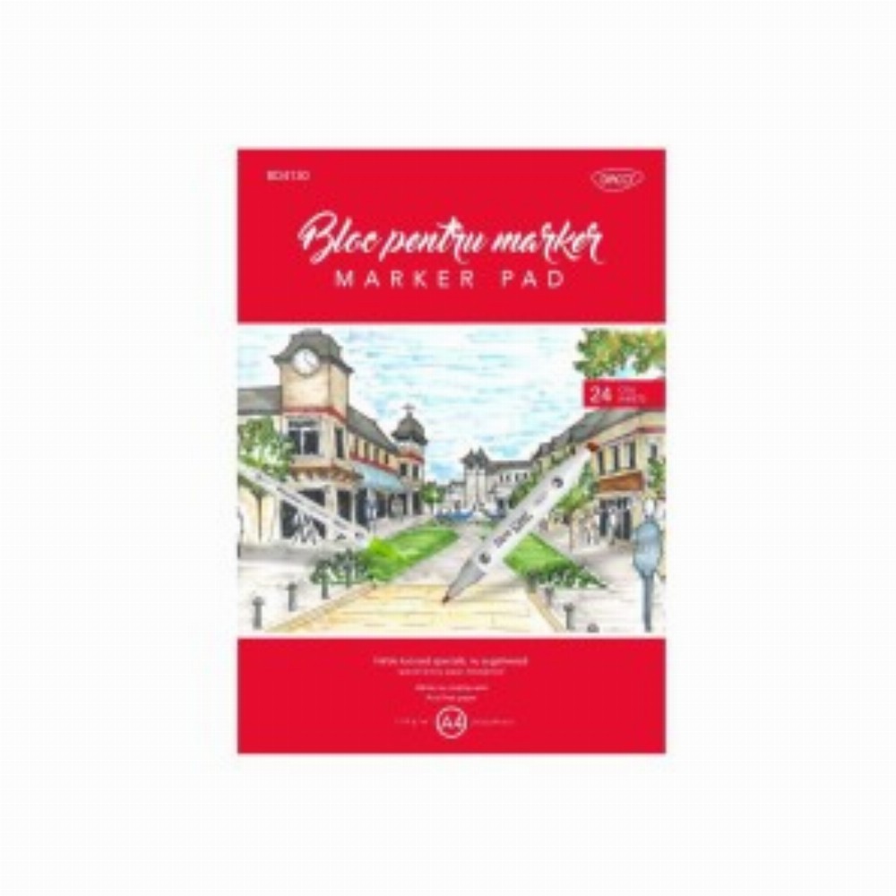 Bloc A4 Markere 130g 24 Coli