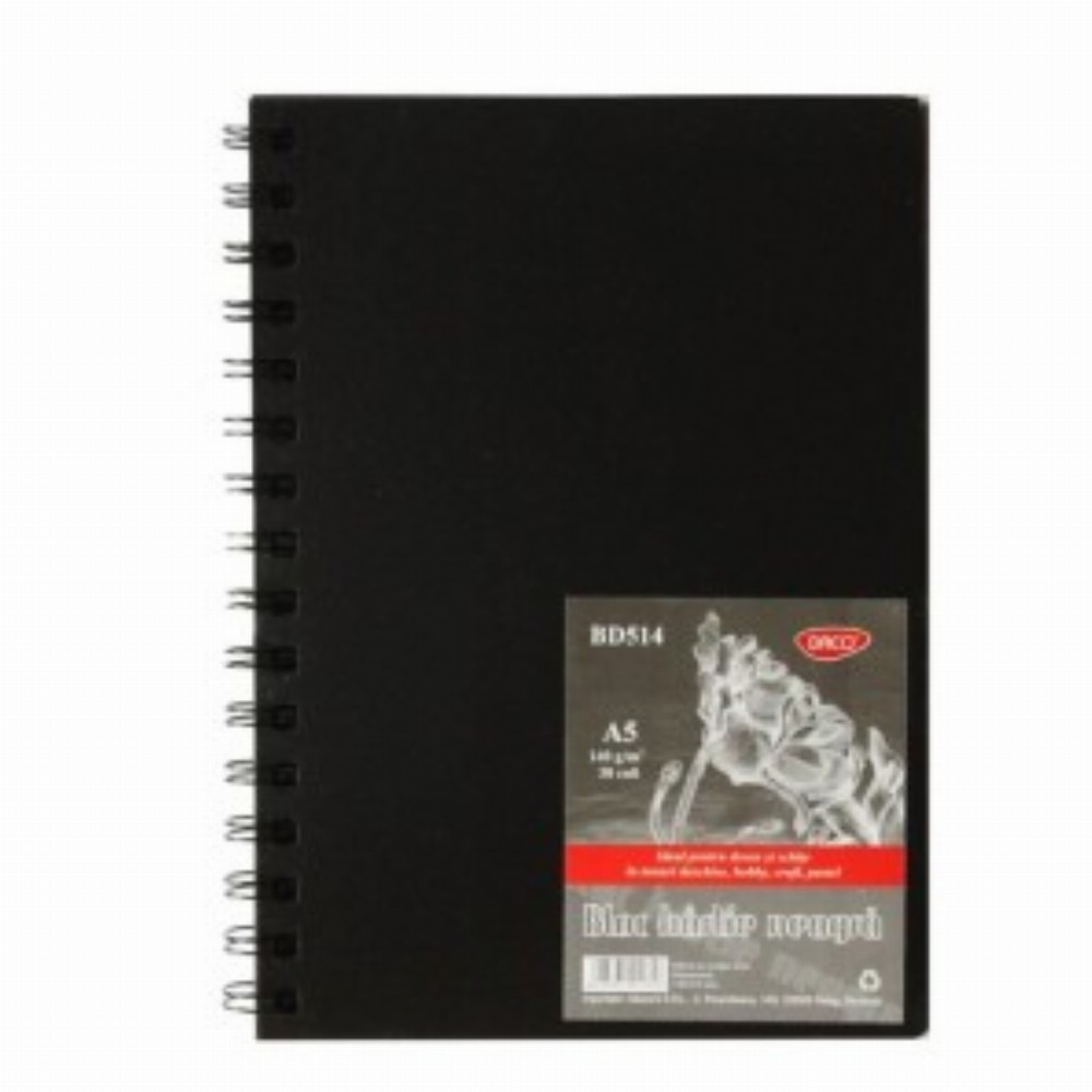 Bloc A5 Hartie Neagra 140g 30 File