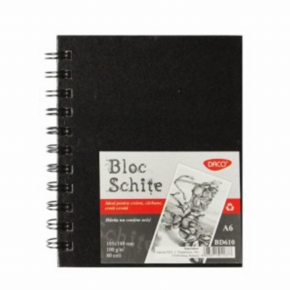 Bloc A6 Schite 100g 80 File