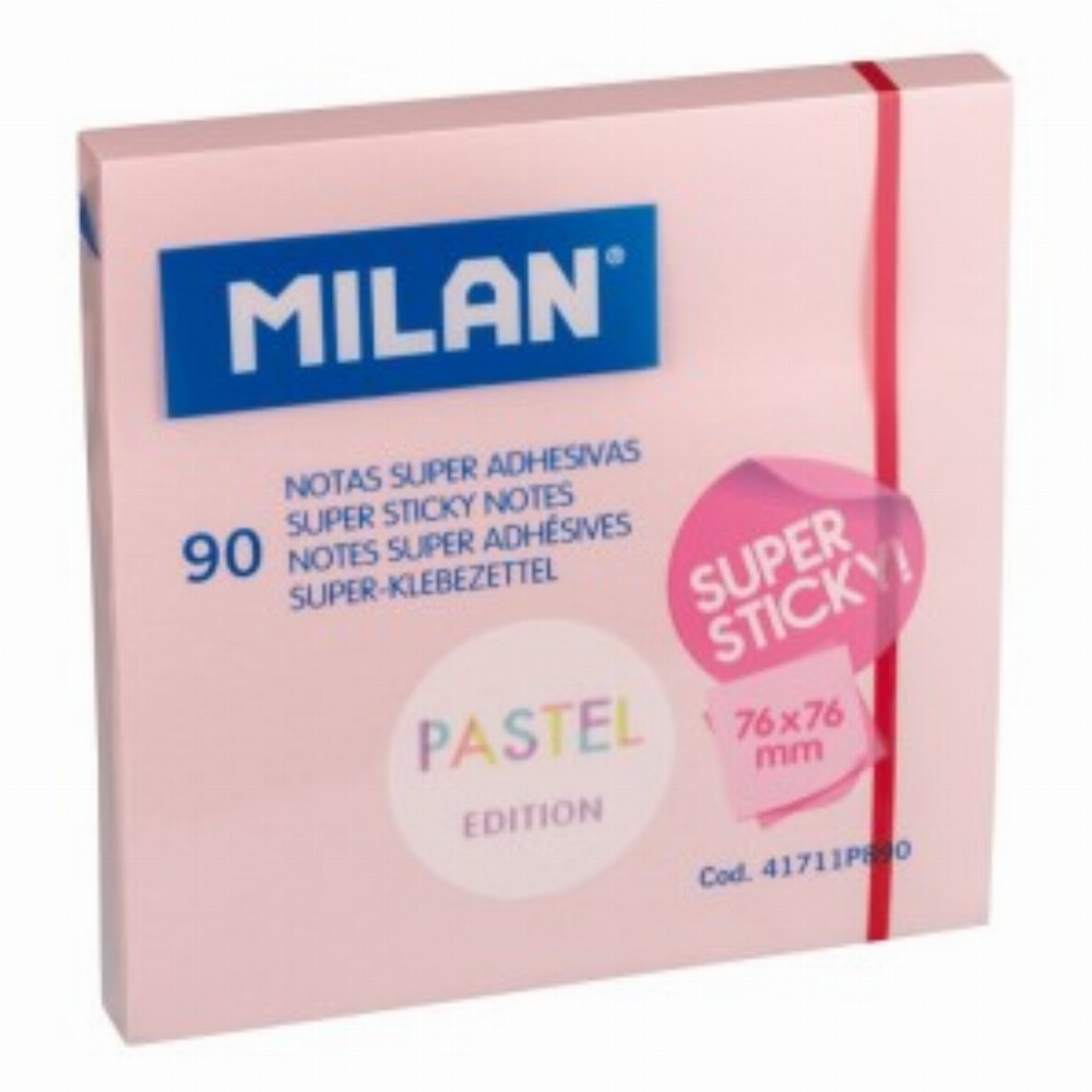 Bloc Notes Adeziv 76x76 Verde Pal Pastel 10 Buc