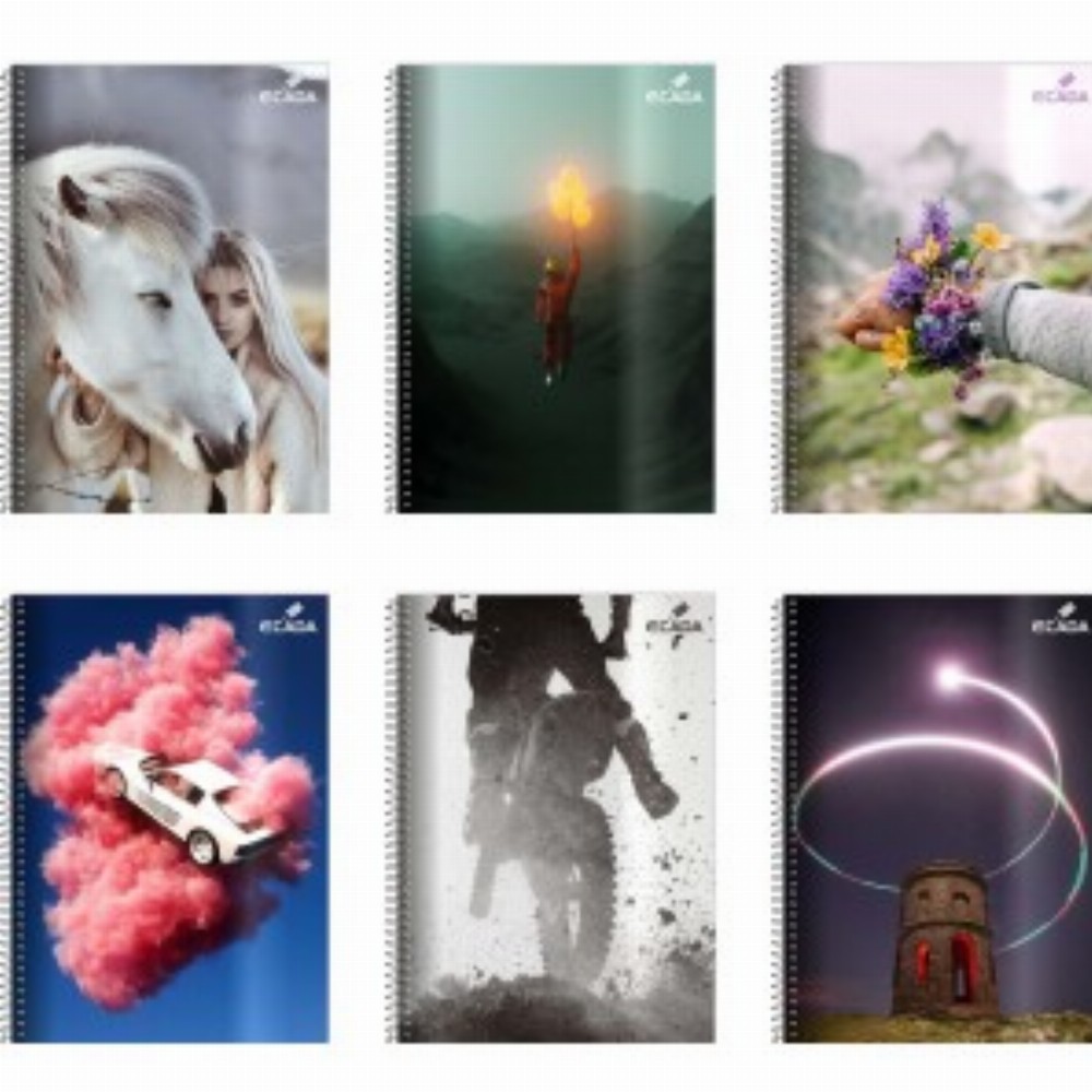 Caiet A5 80 File Spira 12 Buc