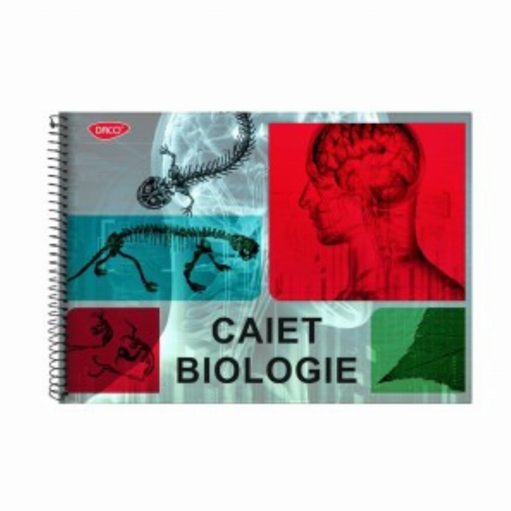 Caiet Biologie A4 24 Spira 20 Buc