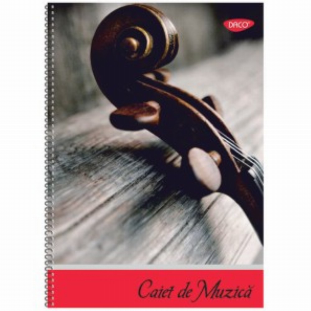 Caiet Muzica A4 24 File Spira 20 Buc