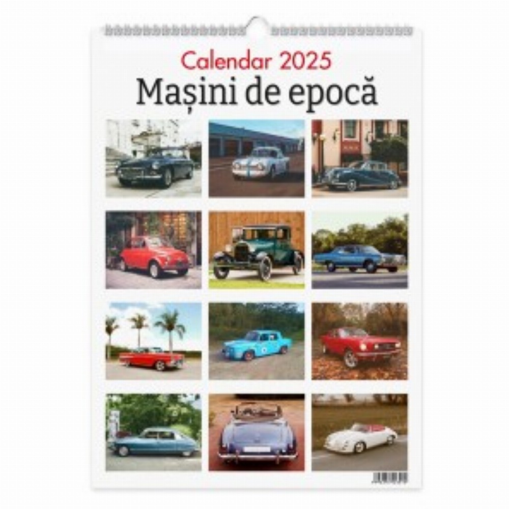 Calendar Perete 2025 Masini De Epoca