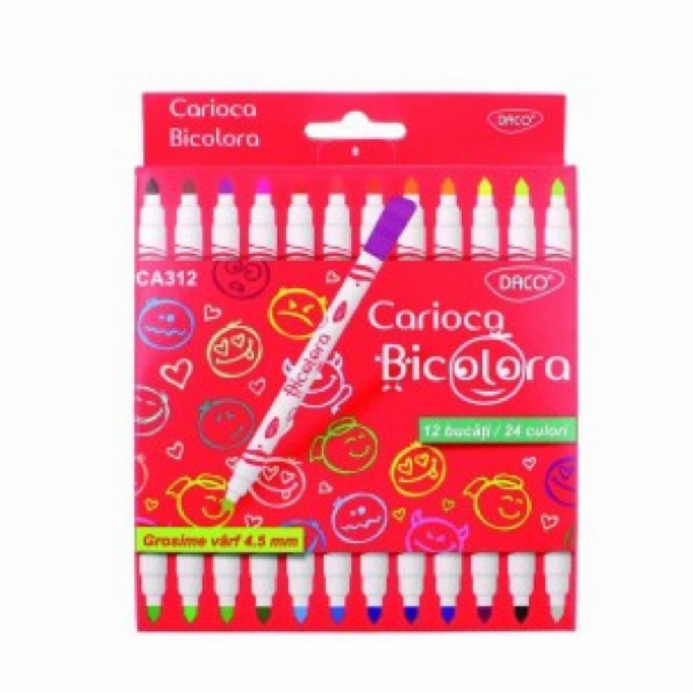 12 Culori Bicolora 24 Buc