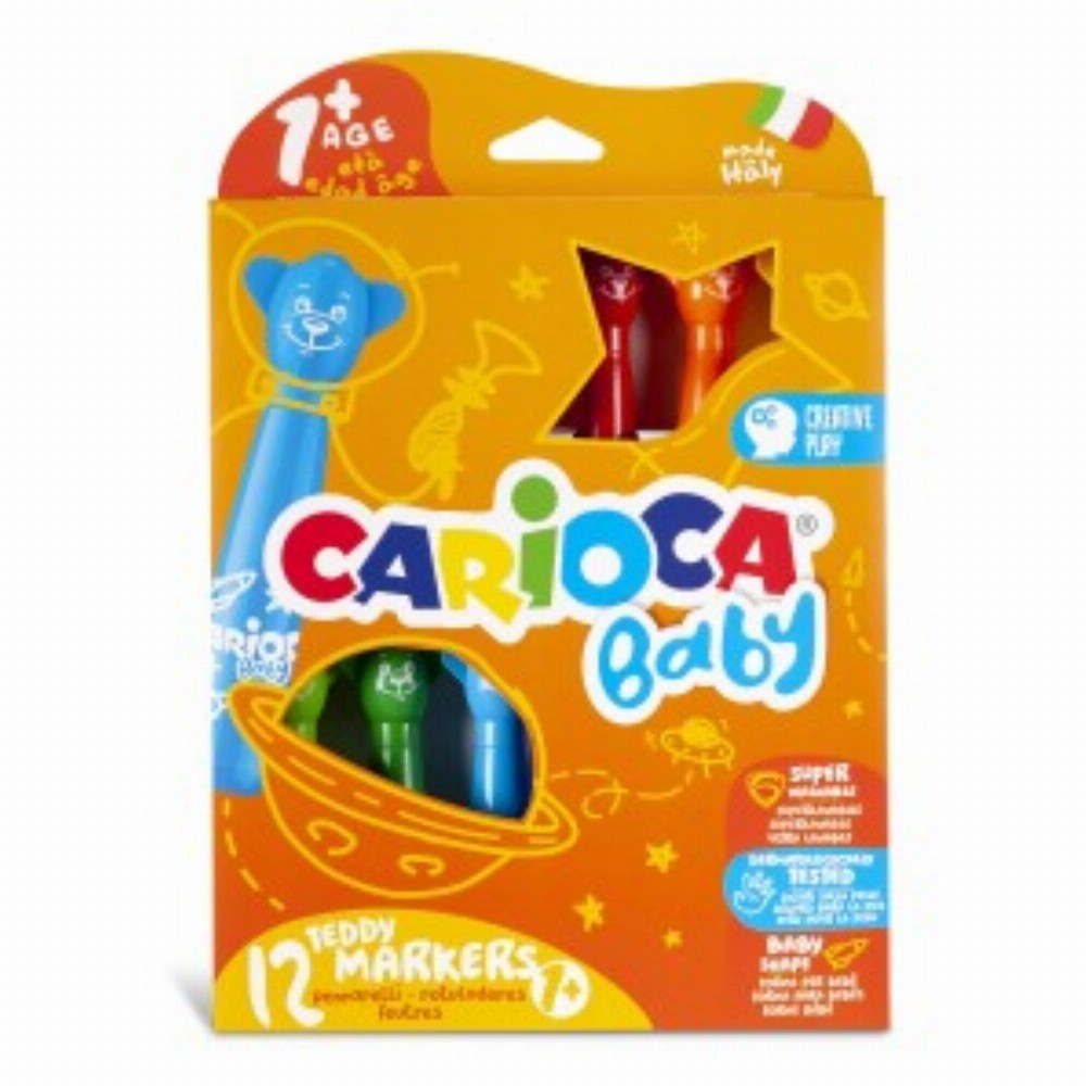 12 Culori Teddy Markers Baby