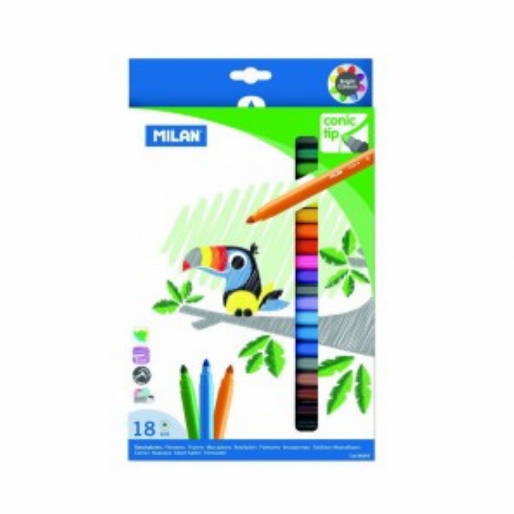 18 Culori Varf Conic 6 Buc